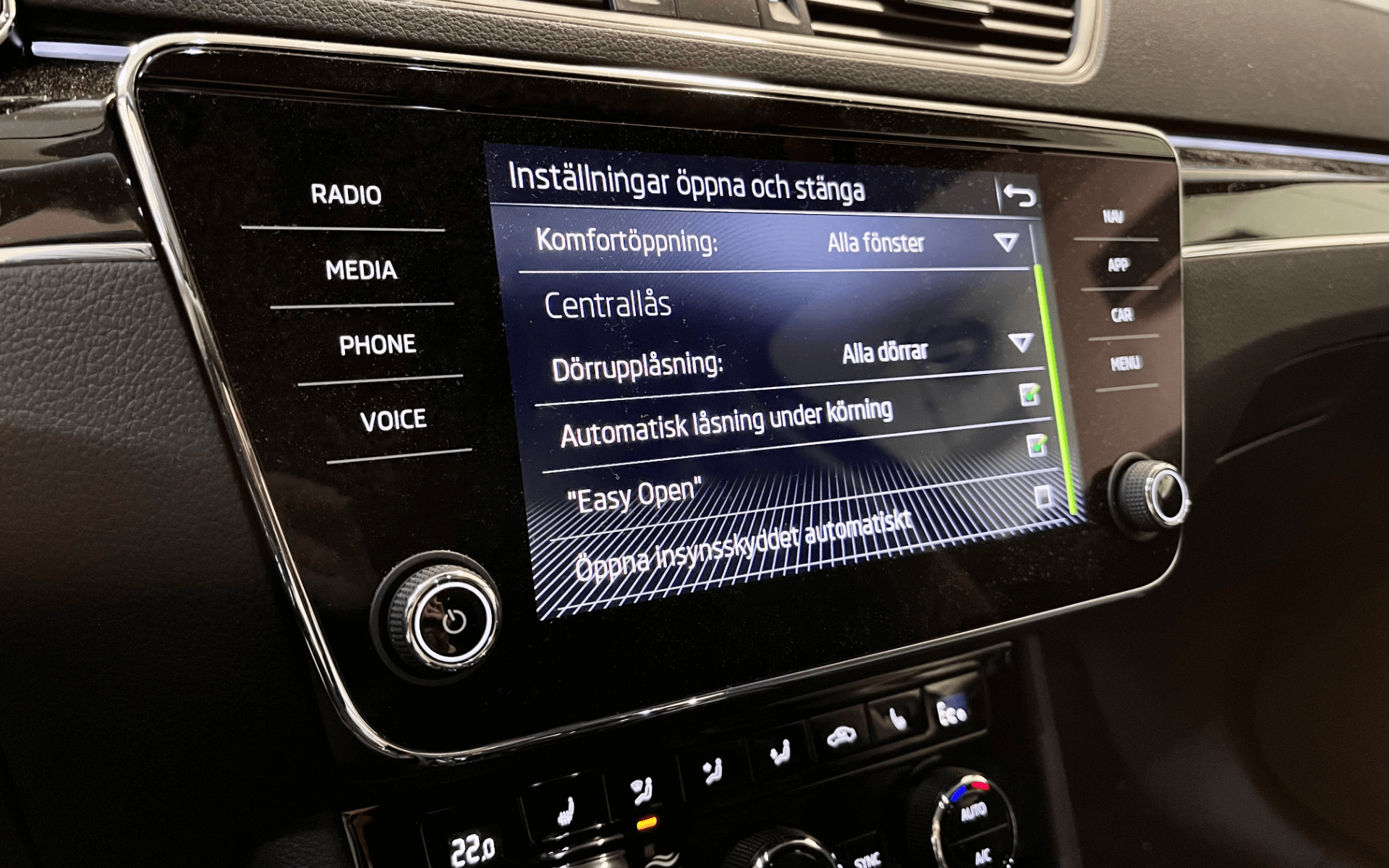 Installation easy open virtual pedal virtuell bagage öppnare